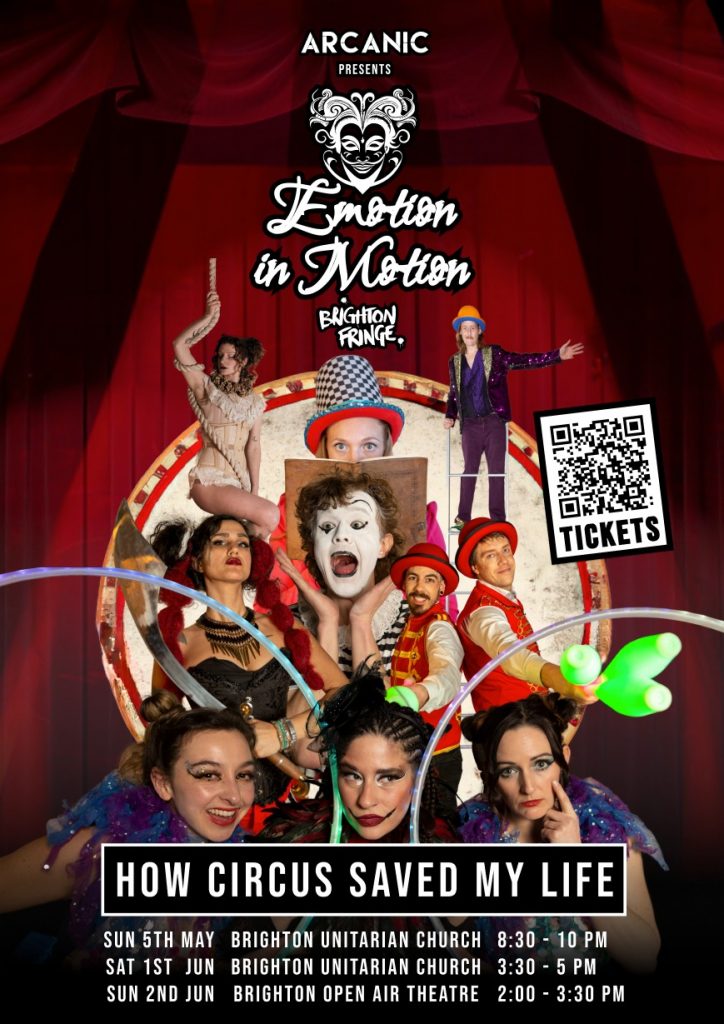 Media Production. Evalution Media script, production and performance services. Emotions in Motions cover image.