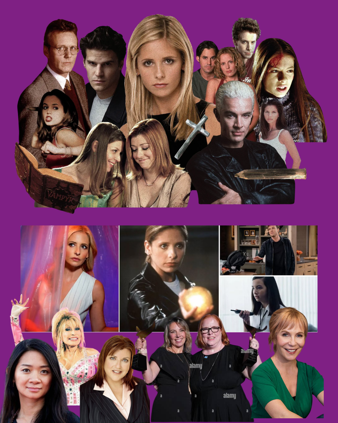 Buffy the Vampire Slayer and the writing staff dream